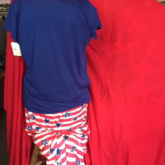 Nite nite munki pajama lounge set Fourth of July - Picture 2 of 5